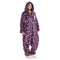 Snuggs Blanket Onesie Purple stars